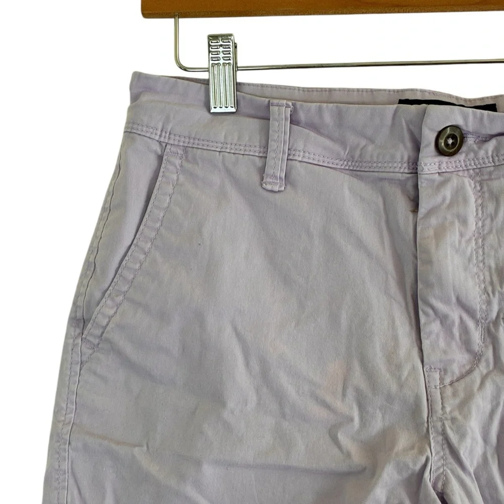 Aeropostale | Purple cotton flat front casual shorts